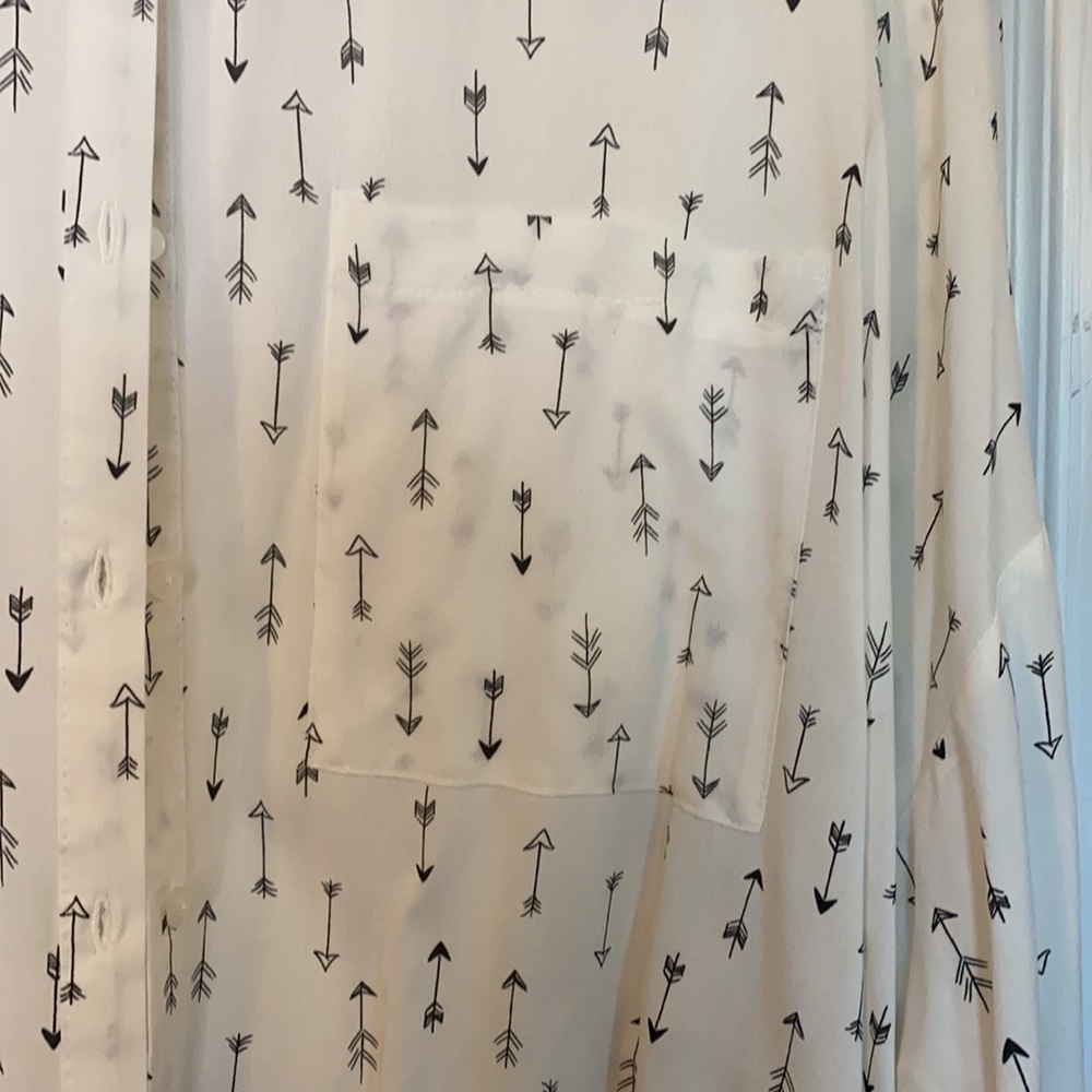 Arrow Pattern Button Down - Picture 3 of 3